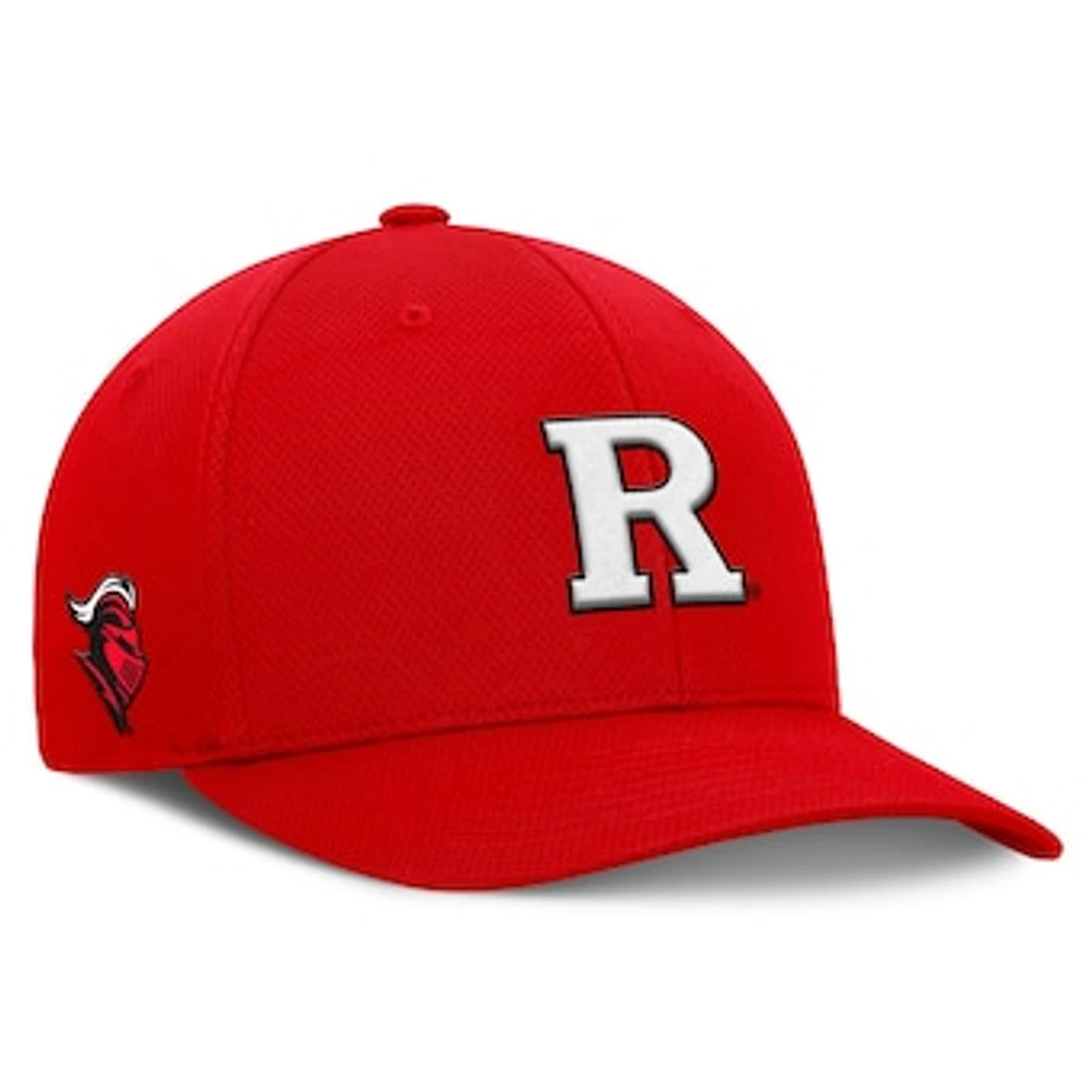 Men's Top of the World  Scarlet Rutgers Knights Reflex Logo Flex Hat