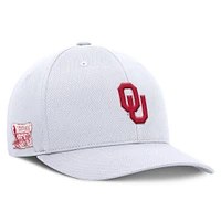 Men's Top of the World  White Oklahoma Sooners Reflex Logo Flex Hat