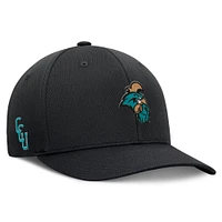 Men's Top of the World  Black Coastal Carolina Chanticleers Reflex Logo Flex Hat