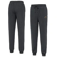 Men's Antigua Heather Charcoal Minnesota Wild Idol Jogger Pants