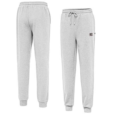 Men's Antigua Heather Gray Anaheim Ducks Idol Jogger Pants