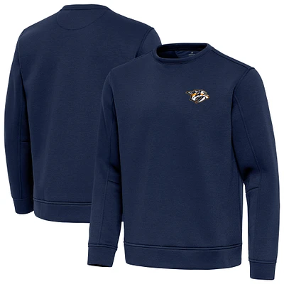 Men's Antigua Navy Nashville Predators Relevant Lightweight Pullover Sweatshirt