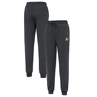 Men's Antigua Heather Charcoal Athletics Idol Jogger Pants