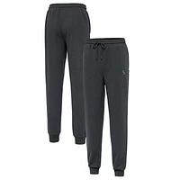 Men's Antigua Heather Charcoal Seattle Mariners Idol Jogger Pants