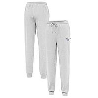 Men's Antigua Heather Gray Tampa Bay Rays Idol Jogger Pants