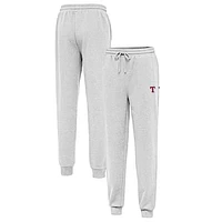 Men's Antigua Heather Gray Texas Rangers Idol Jogger Pants