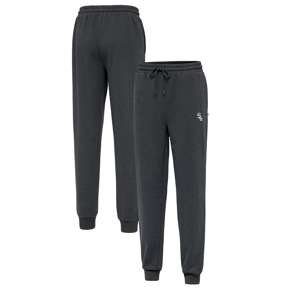 Men's Antigua Heather Charcoal Chicago White Sox Idol Jogger Pants