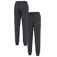 Men's Antigua Heather Charcoal Atlanta Braves Idol Jogger Pants