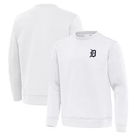 Men's Antigua Detroit Tigers Relevant Lightweight Pullover Sweatshirt