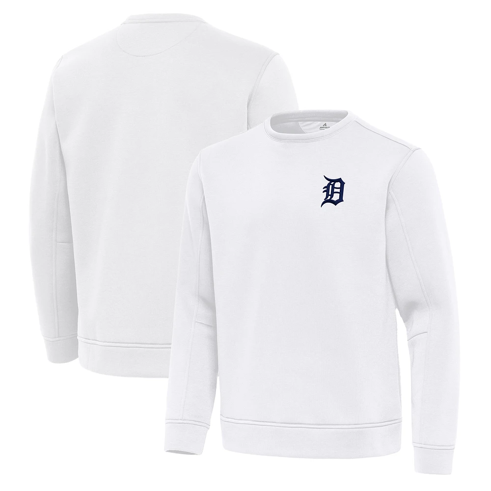 Men's Antigua Detroit Tigers Relevant Lightweight Pullover Sweatshirt