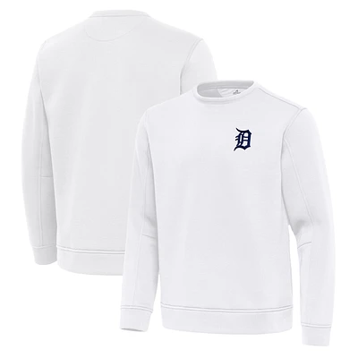 Men's Antigua Detroit Tigers Relevant Lightweight Pullover Sweatshirt