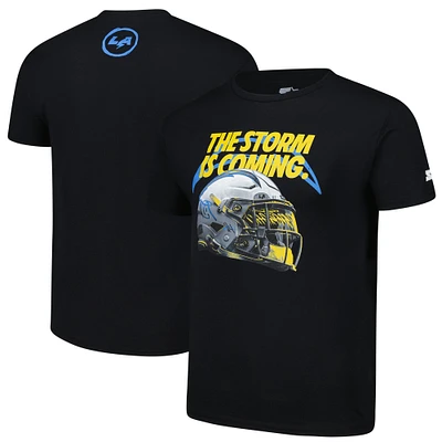 Men's Starter Black Los Angeles Chargers Storm T-Shirt