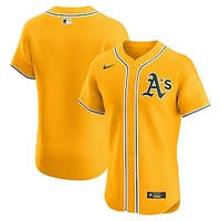 Men's Nike Gold Athletics Alternate 2 Elite Jersey