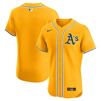 Men's Nike Gold Athletics Alternate 2 Elite Jersey