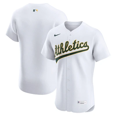 Men's Nike White Athletics Home  Elite Jersey