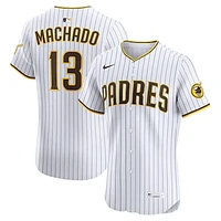 Men's Nike Manny Machado White San Diego Padres Home Elite Player Jersey