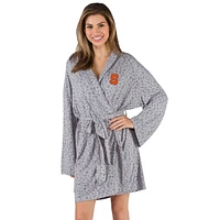 Women's Concepts Sport  Gray Syracuse Orange Frill Hacci Knit Robe