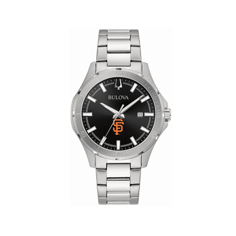 Men's Bulova San Francisco Giants Stainless Steel Classic Sport Watch