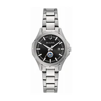 Women's Bulova New York Mets Stainless Steel Classic Sport Watch