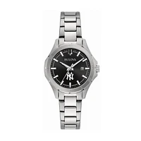 Women's Bulova New York Yankees Stainless Steel Classic Sport Watch