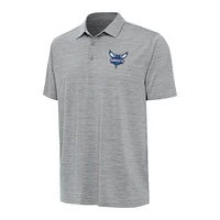 Men's Antigua Heather Charlotte Hornets Layout Polo