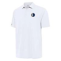 Men's Antigua White Dallas Mavericks Era Polo