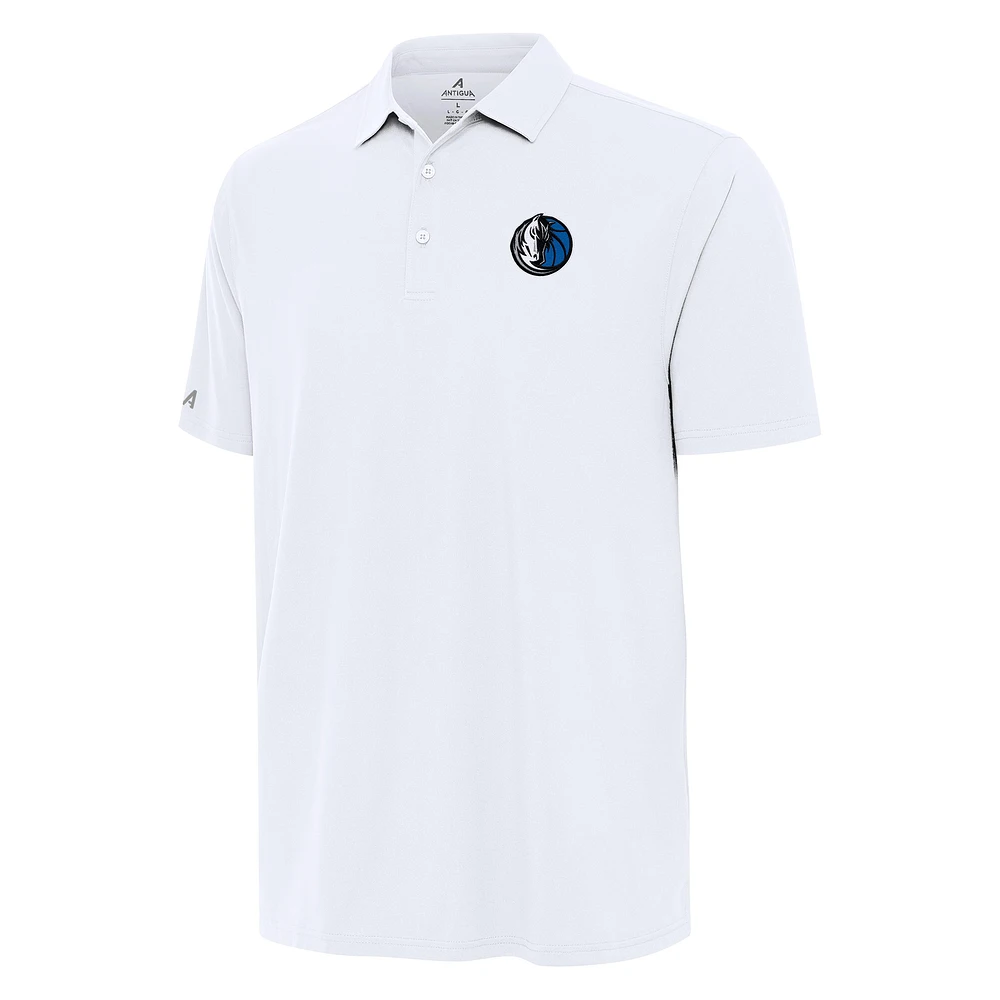 Men's Antigua White Dallas Mavericks Era Polo