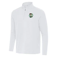 Men's Antigua Boston Celtics Intent Quarter-Zip Top