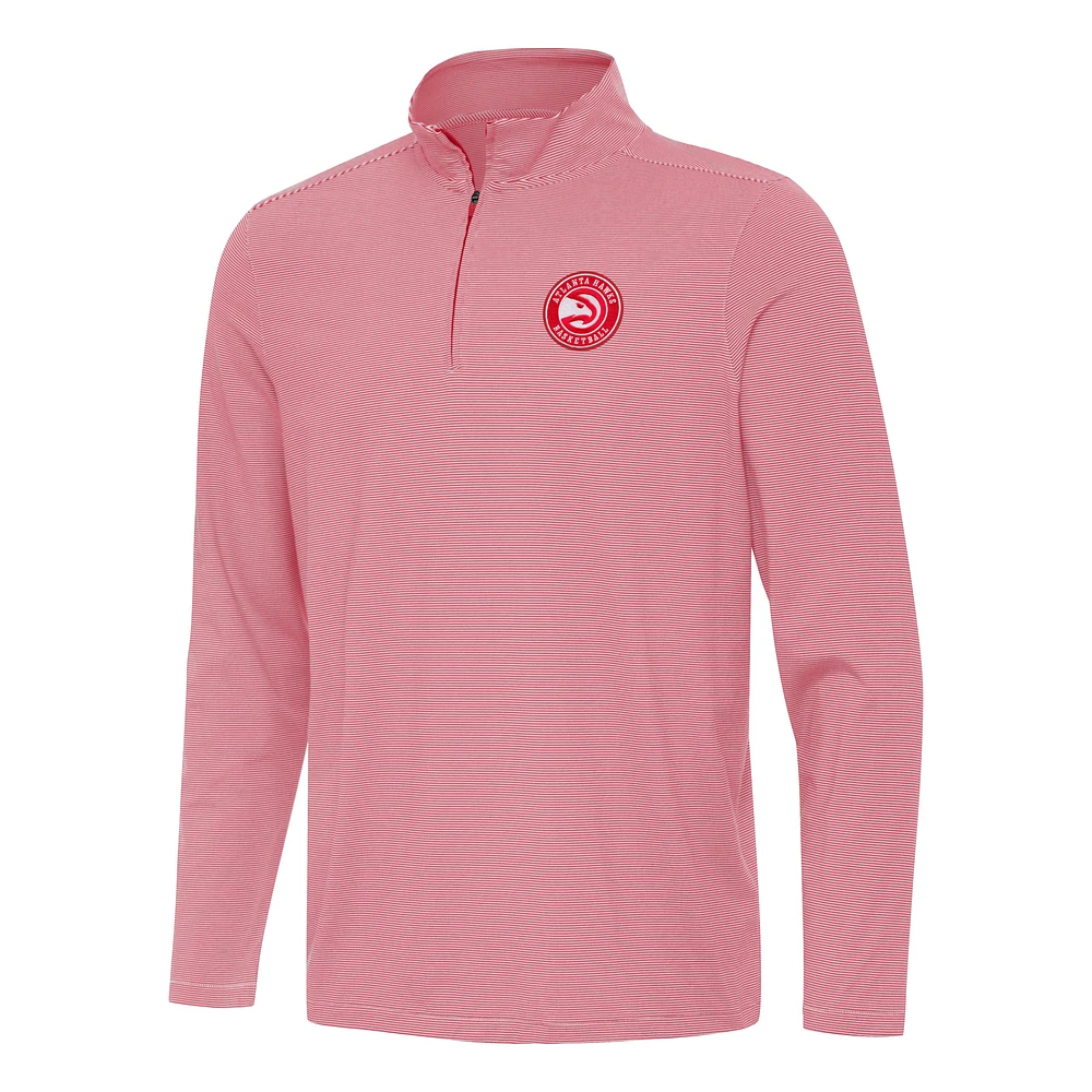 Men's Antigua Atlanta Hawks Twine Quarter-Zip Top
