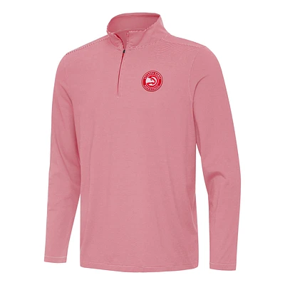 Men's Antigua Atlanta Hawks Twine Quarter-Zip Top