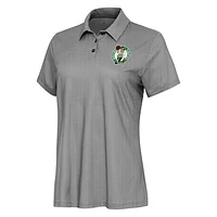 Women's Antigua  White Boston Celtics Rings Polo