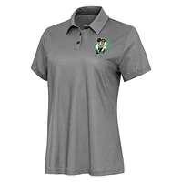 Women's Antigua  White Boston Celtics Rings Polo