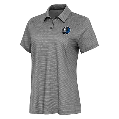 Women's Antigua  White Dallas Mavericks Rings Polo