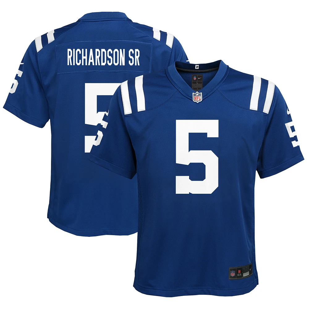 Youth Nike Anthony Richardson Sr. Royal Indianapolis Colts Team Game Jersey