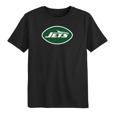 Youth  Black New York Jets Primary Logo T-Shirt