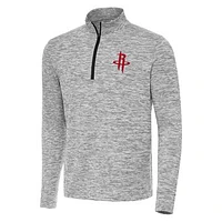Men's Antigua Black Houston Rockets Cause Quarter-Zip Top