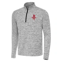 Men's Antigua Black Houston Rockets Cause Quarter-Zip Top