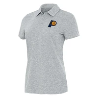 Women's Antigua Heather Gray Indiana Pacers Matter Polo