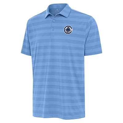Men's Antigua Powder Blue LA Clippers Tunnel Polo