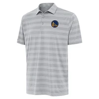 Men's Antigua Gray Golden State Warriors Tunnel Polo