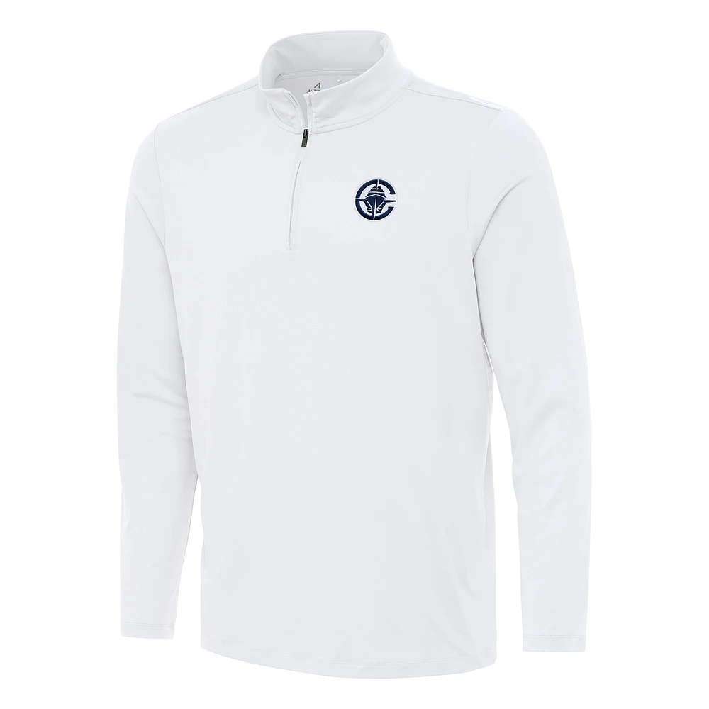 Men's Antigua LA Clippers Reprocess Quarter-Zip Top
