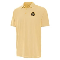 Men's Antigua Gold Denver Nuggets Twine Polo