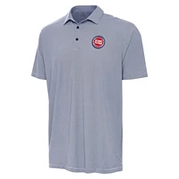 Men's Antigua Navy Detroit Pistons Twine Polo
