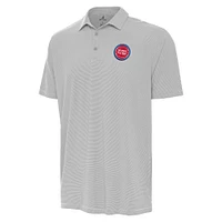 Men's Antigua Gray Detroit Pistons Twine Polo
