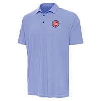 Men's Antigua Blue Detroit Pistons Twine Polo