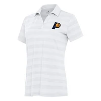 Women's Antigua White Indiana Pacers Tunnel Polo