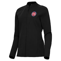 Women's Antigua Detroit Pistons Regard Full-Zip Jacket