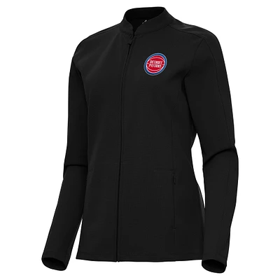 Women's Antigua Detroit Pistons Regard Full-Zip Jacket
