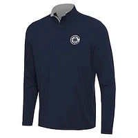 Men's Antigua Navy/ LA Clippers Content Quarter-Zip Top