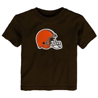 Toddler  Brown Cleveland Browns Primary Logo T-Shirt